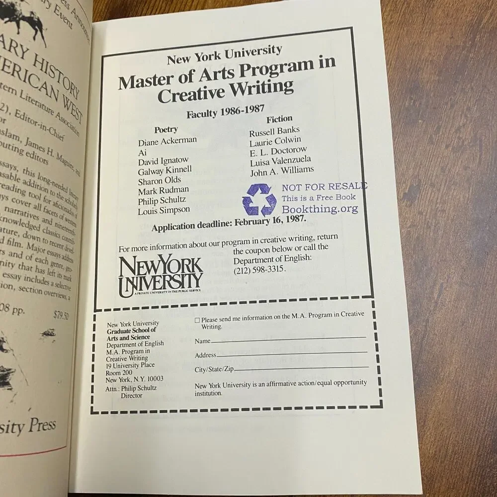 book southwest review